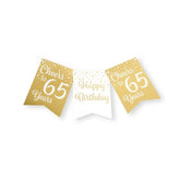 Slinger 65 Jaar Goud/Wit 6m